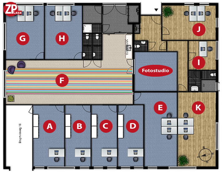 Interactieve plattegrond ZPlaza